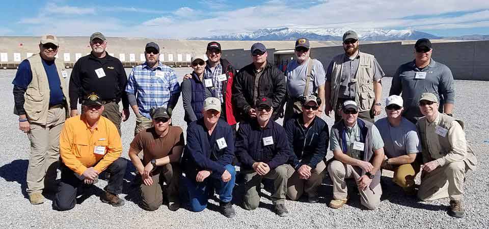 chief instructor with advanced training group